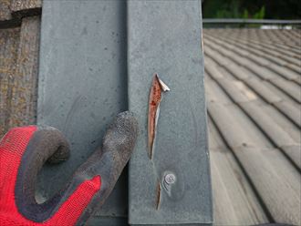 表面に錆が発生