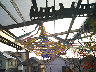 ベランダ屋根がないと洗濯が不便です