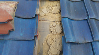 痩せて減ってしまった葺き土