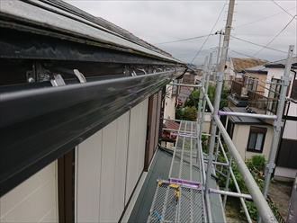 雨樋交換が完了