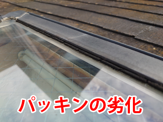 パッキンの劣化
