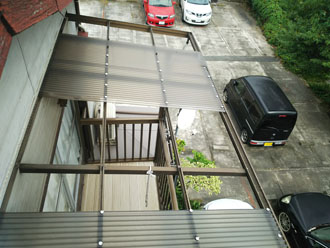 バルコニー屋根