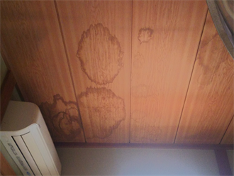 天井からの雨漏り