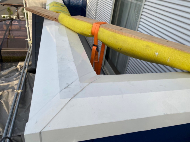 ベランダ室外機上げ