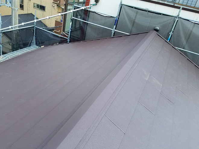 屋根カバー完工