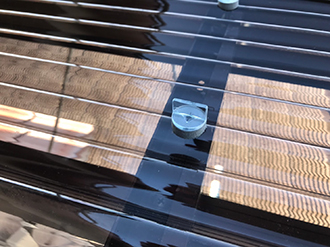 ポリカ波板をビスで固定