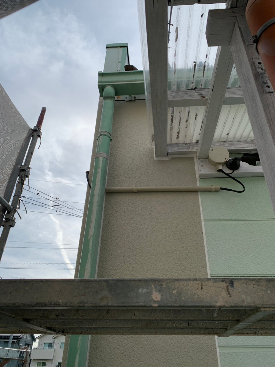 守山区でサイディングを貼り換えた後