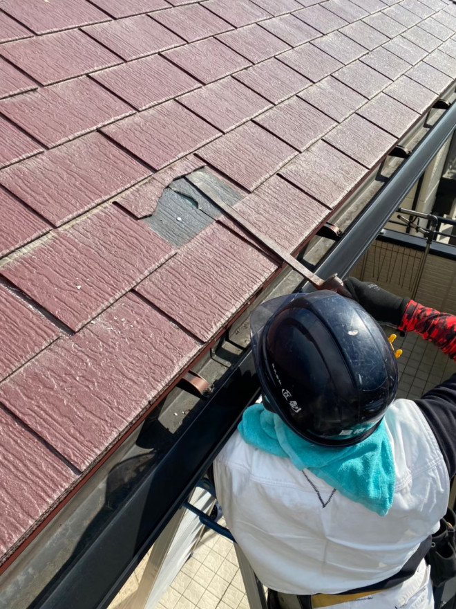 カラーベスト差し替え風景