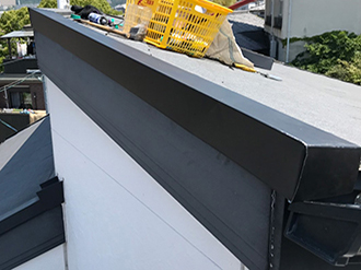 棟板金の設置完了