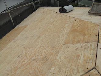 野地板増し張り