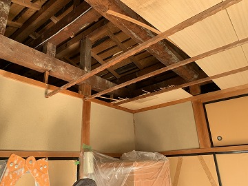 天井撤去