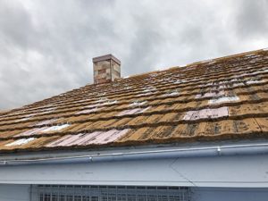 煙突がついたオシャレな屋根