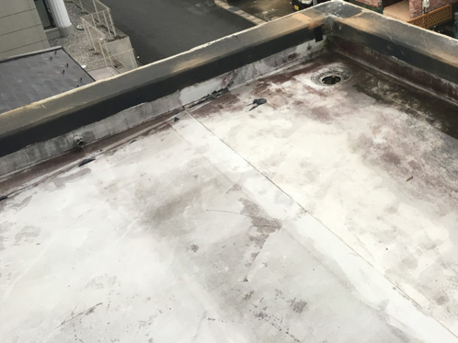 陸屋根からの雨漏り