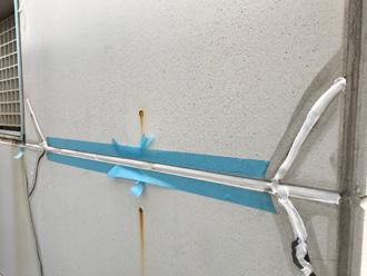 外壁のコーキング補修