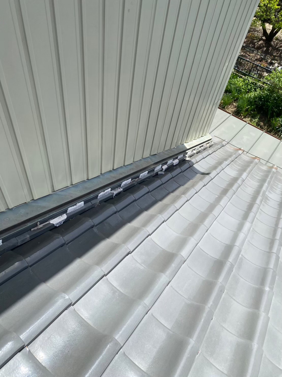 長久手市で雨漏りしている瓦屋根