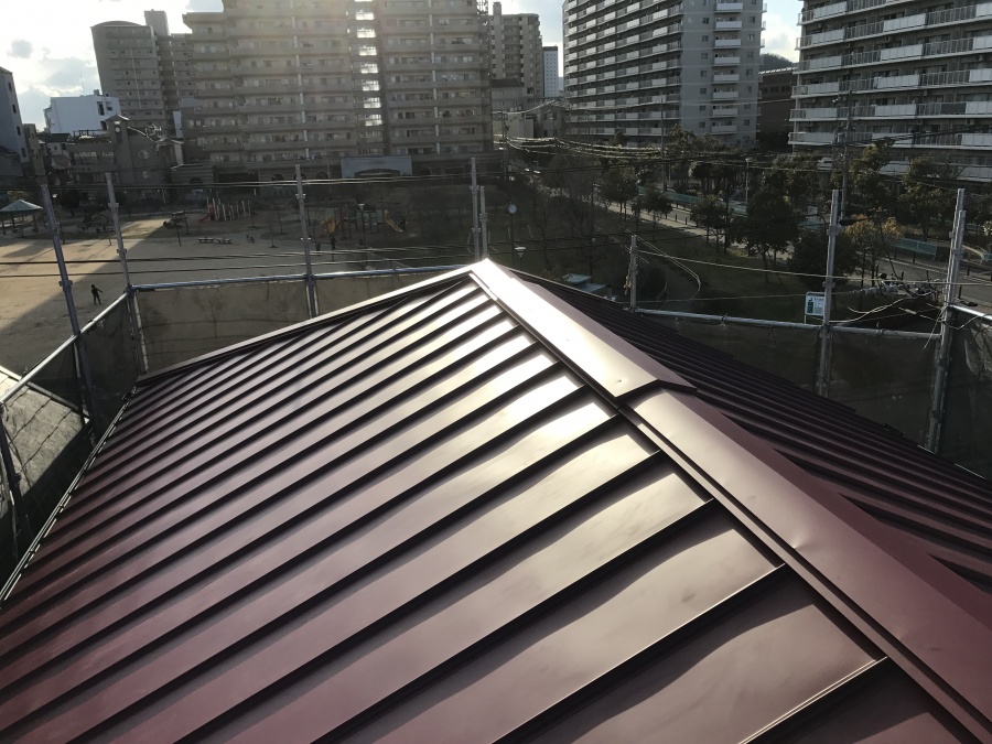 スレート屋根から金属屋根へのカバー工法アフター