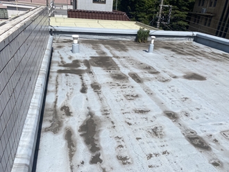 傷んだ防水層