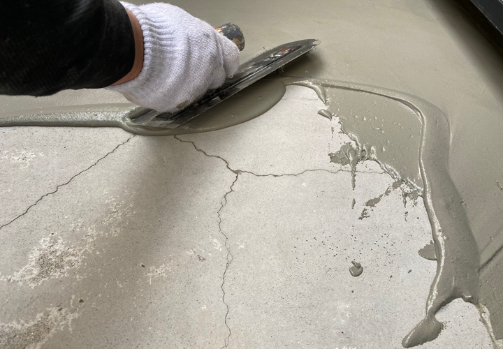 下地調整の様子