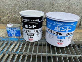 外壁補修に使用するプライマーやモルタル