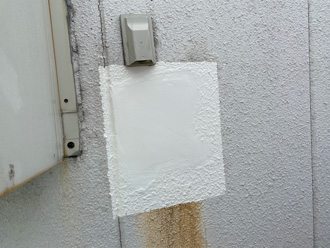 外壁の補修　完了