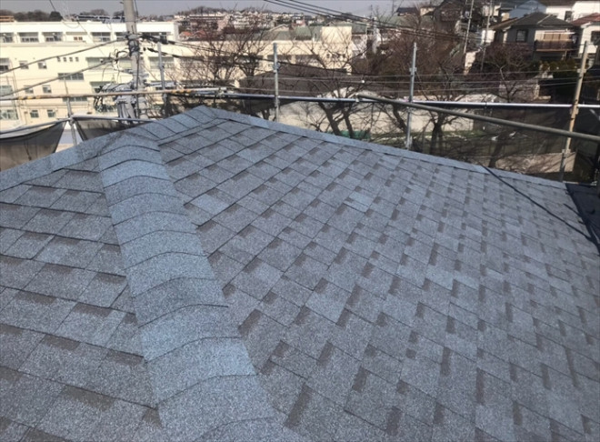 オークリッジスーパーを使った屋根葺き替え工事が完了