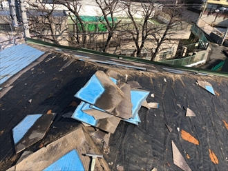 スレートを解体