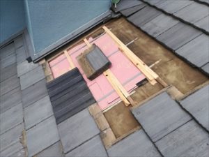 モニエル瓦で復旧