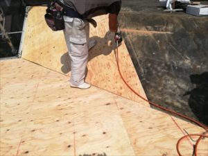 野地板増し張り