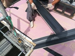 谷板金取り付け
