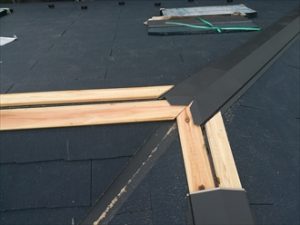 棟板金取り付け