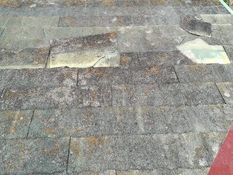 スレートの欠け