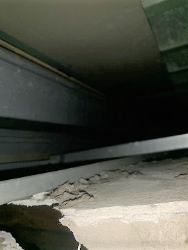天井裏の雨樋