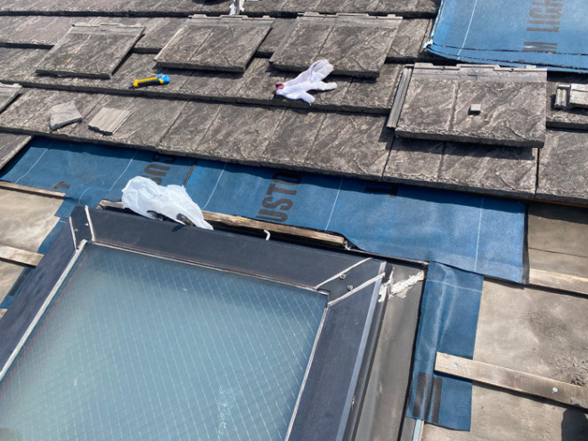 天窓の雨漏り修理