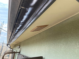 軒天の補修完了