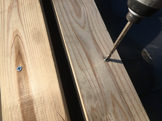 貫板の取り付け