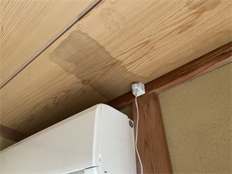 成田市南三里塚にて台風被害を受けた瓦屋根の調査を実施、火災保険の利用を視野に修理をご提案