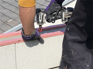 サイディングの復旧