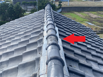 いすみ市大原のお客様は購入されたお住まいで瓦屋根の雨漏り補修をご検討中でした