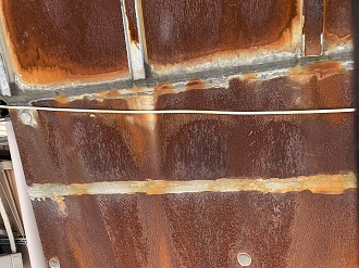 トタン屋根のシーリング劣化