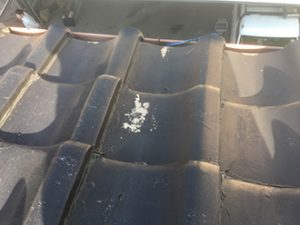 ラバーロックされた瓦は再利用できません