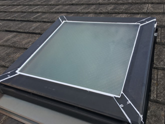 天窓の雨漏り補修完了
