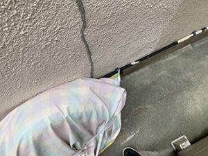 コーキング補修された箇所