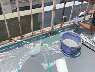 バルコニー防水工事