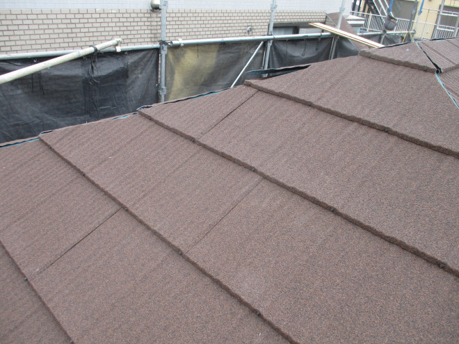 屋根材が新しいものに変更