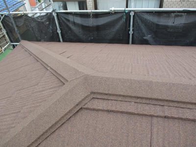 エコグラーニでの屋根葺き替え工事が完了