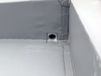 シート防水ドレン部