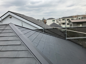 天窓撤去と部分葺き替え工事完了