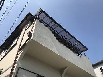 地上からでは屋根の状況が見えない
