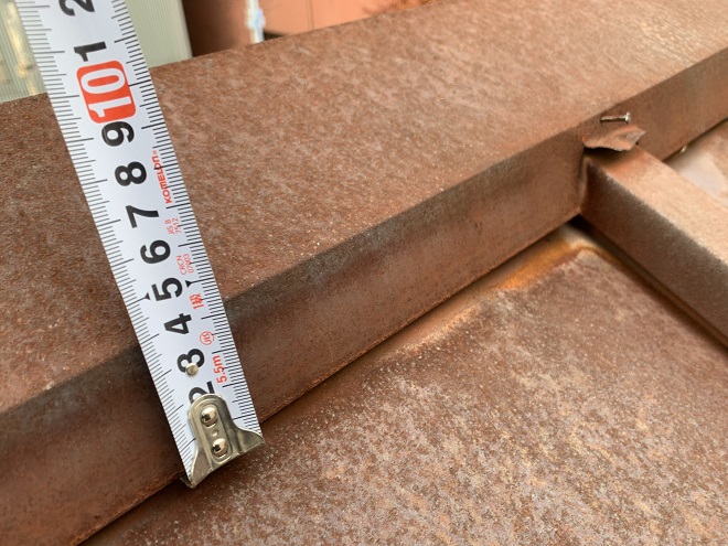 既存棟板金の調査