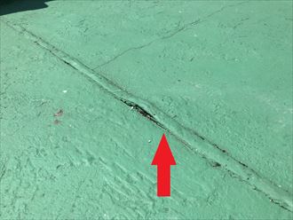 伸縮目地の劣化